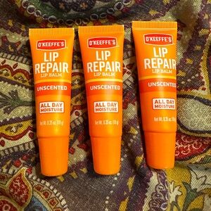 O'Keeffe's Unscented Lip Repair Lip Balm for Dry Cracked Lips .35 oz Tub…